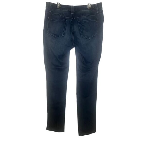 Cabi Denim Blue Jeans Size 10 Dark Wash Straight Leg Mid Rise Style #514 - Picture 2 of 9